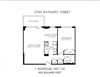 1 bedroom, 1 bathroom with balcony